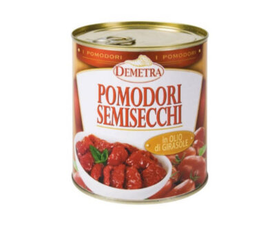 Pomodorini a spicchi Semisecchi olio/girasole gr.780 Demetra